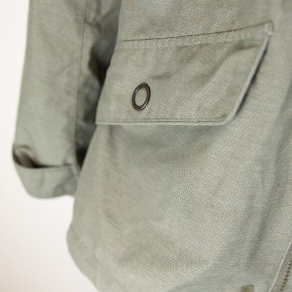 REI Olive Green Essential Women's Rain Trench Coat, XS - Picture 9 of 10